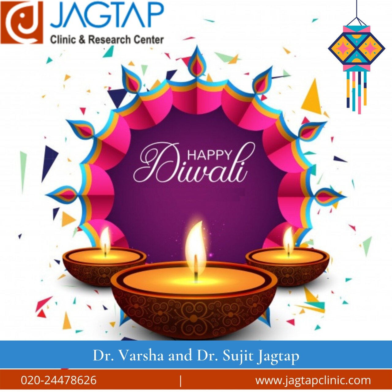 Shubh Deepawali|Jagtap Clinic and Research Centre|Tilak Road,Pune